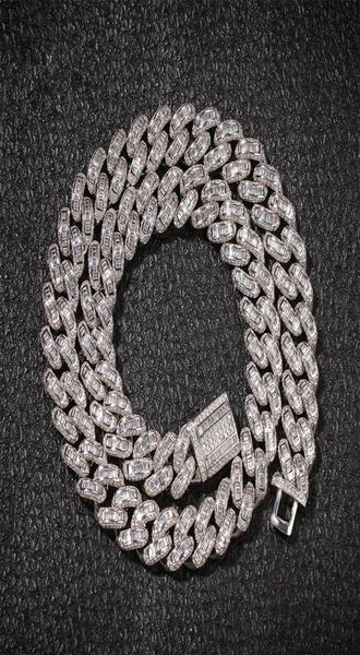 

hiphop zircon necklace chains hip hop jewelry gold silver copper material cz mens necklace bracelet new1116023