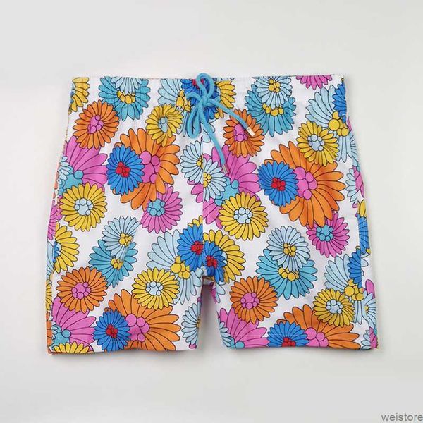 

high street vilebrequin shorts men's casual beach pants sports pant loose oversize style drawstring animal printed short trend designer, White;black