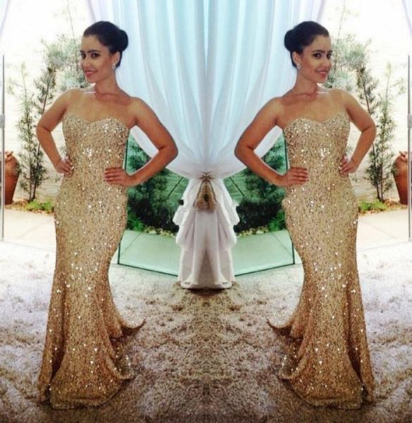 

glittering sequins gold mermaid prom dresses vestidos de festa custom made back zipper bling party evening gowns 20164629705, Black