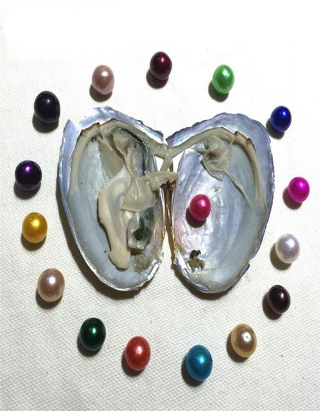 

giant diy jewelry single natural 912mm colored near round edison pearl oysters with vacuumpacked natural cultured pearl6501938, White