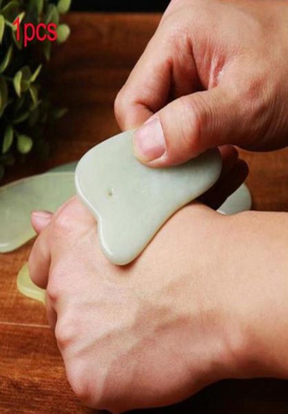 

natural jade guasha gua sha board scraching facial eyes scraping gua sha spa massage tool health care beauty massager3459220