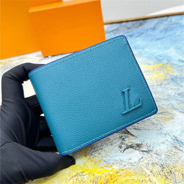 

luxury design wallet 2023 luis fashion men's and women's business card holder vintage decoration square zipper mini card bag vutto, Red;black