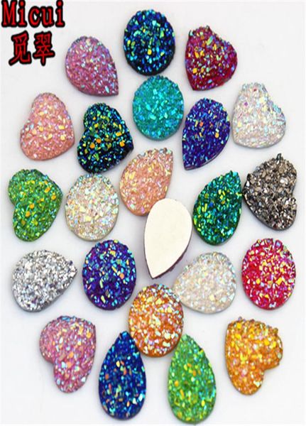 

200pcs mixed size shape ab flatback resin cabochon rhinestone flatback crystal stones applique for diy decoration non fix zz1008555863, Black