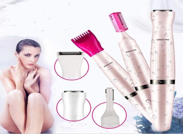 

3 in 1 electric woman grooming kit clipper shaver bikini body face underarm hair remover cutting haircut epilator trimmer shave6197555