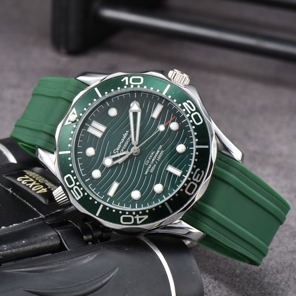 

omeg wrist watches for men 2023 new mens watches all dial work automatic machinery watch brand chronograph clock men fashion 001, Slivery;golden