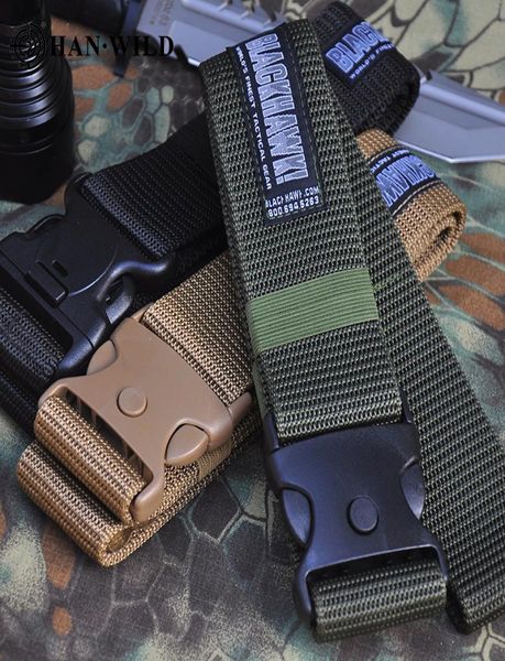 

adjustable military tactical belt army nylon belt cinturon heavy duty waist belt wide hunting training cinto accessories6933946, Black;green