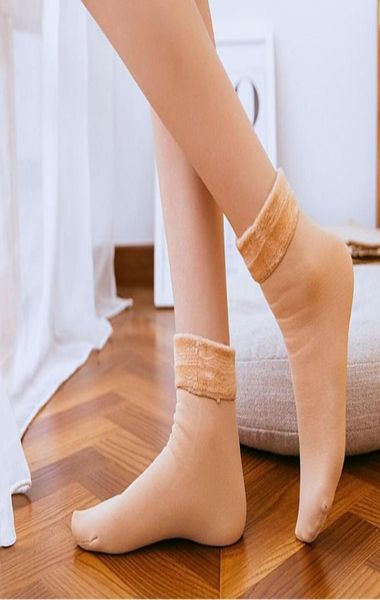 

autumn and winter warm middle tube snow socks thick sports socks women socks custom maded5441178, Black;white