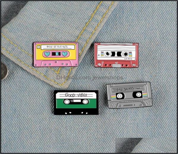 

pins brooches jewelry creative european cartoon brooch whole enamel tape design student badge christmas gift music cd p6394567, Gray