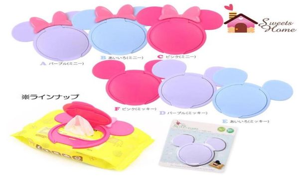 

new baby wet paper lid cartoon mobile wet wipes cover reusable tissue lid for babe skin care tools8887899, Blue