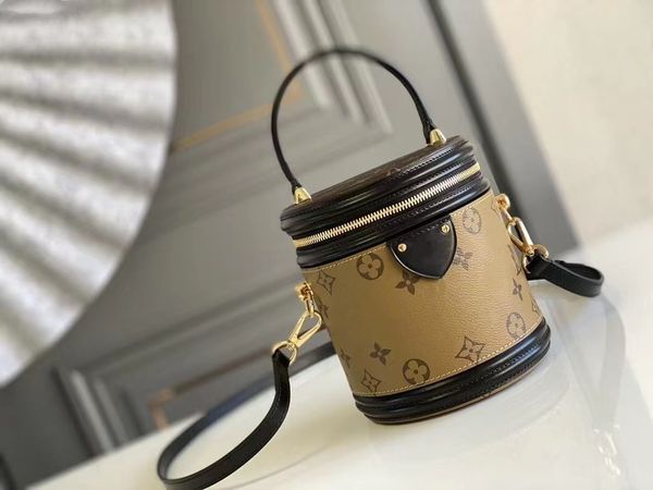 

m43985 new luxury women's bag shoulder bag handbag cylinder bag