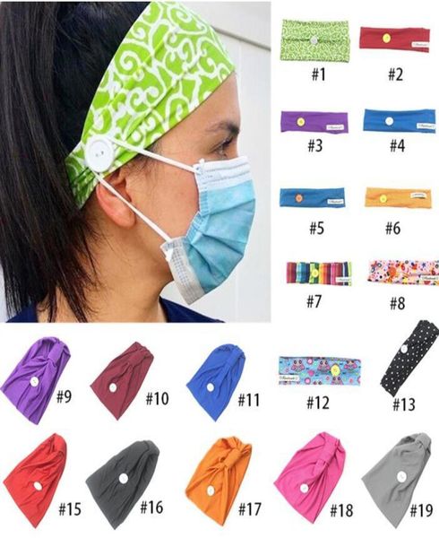 

mask headband button antitightening mask holder headwrap protect ears mask strap extender headwear hair band yoga headscarf7784024, Silver