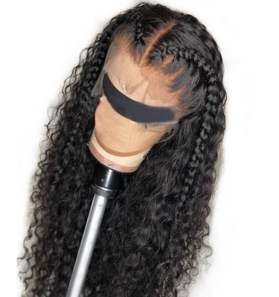 

360 full lace human hair wigs with baby hair factory whole 360 lace wigs deep wave9918055, Black