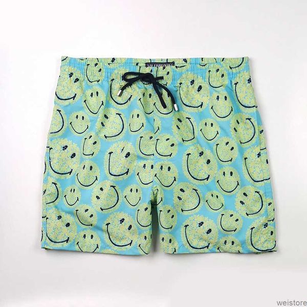 

2023 high street vilebrequin shorts men's casual sports animal printed pant loose oversize style drawstring essent short beach pants tr, White;black