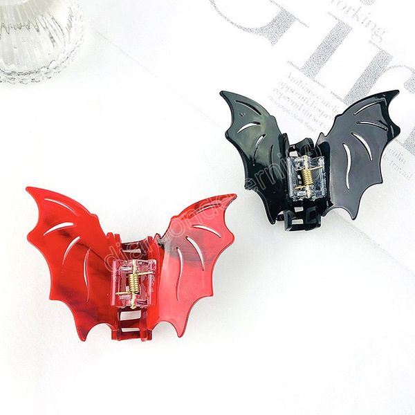 

new bat hair claw halloween hair clip girl fashion clamps hair accessories for women ponytail clip, Slivery;golden