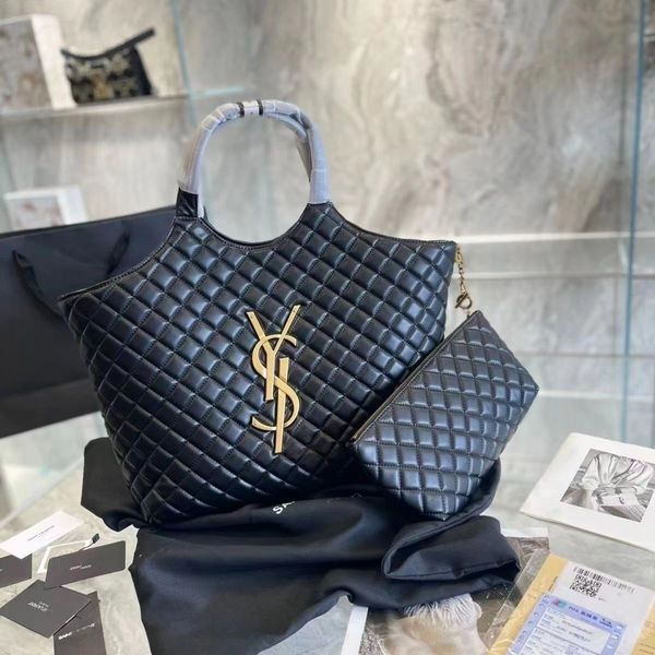 

shopping bag luxury bag leather check women handbag designer shoulder tote large beach bag luxurys travel crossbody purses designers yslity