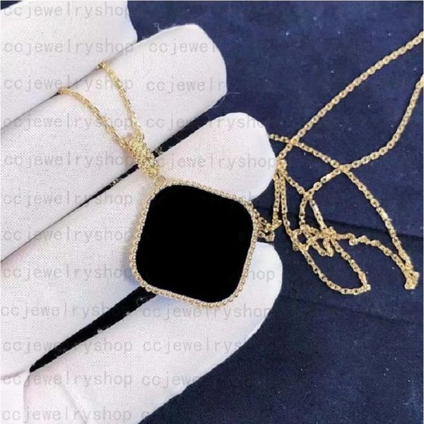 

100% silver fritillaria classic van big clover necklace for women 4/four leaf flower man gold chain charm party weddingthanksgiving gift des