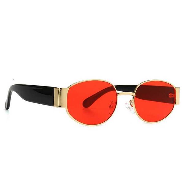 

sunglasses women designer men luxury fashion tom fort wholesale style stmpunk metal oval, White;black