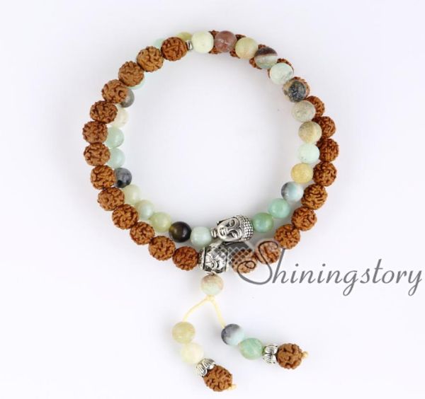 

54 mala bracelet malas for hindu prayer beads tibetan prayer beads tibetan prayer beads meditation jewelry2958842, Black