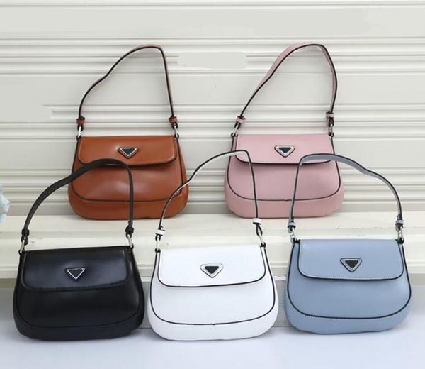 

designer shoulder bags leather triangle pure color purse style two-in-one fashion messenger bag high-quality soft leather pocket with wallet