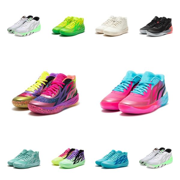 

ball lamelo mb 02 basketball shoes men mb.02 2 honeycomb phoenix phenom flare lunar year jade blue 2023 man trainers sneakers 36-39