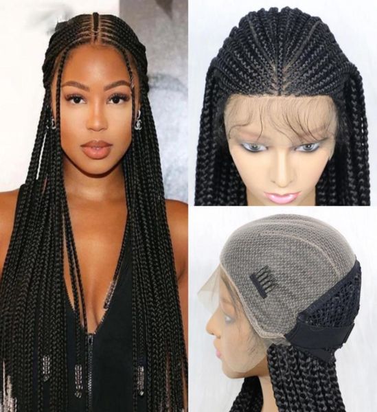 

braiding wigs synthetic 36 inches hair wig lace frontal long for black woman lace front wig braid african4450469