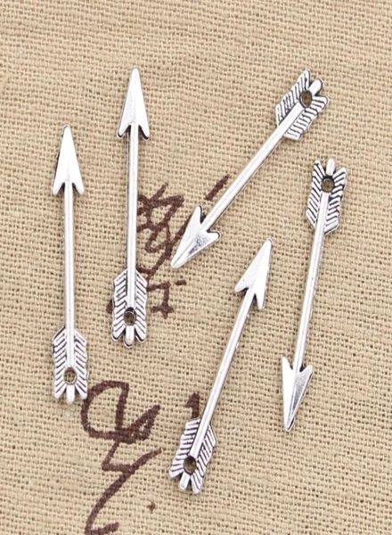 

250pcs charms arrow 30mm antiquezinc alloy pendant fitvintage tibetan silverdiy for bracelet necklace3331230, Bronze;silver