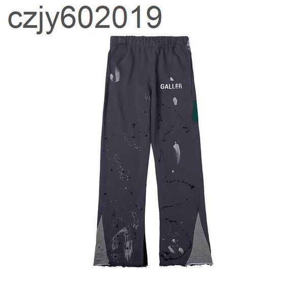 

men's jeans men's jeans mens pants galleryes sweatpants dept speckled letter print women's couple loose versatile casual stra, Blue