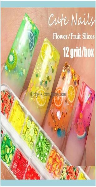 

decorations salon health beautymixed styles 3d fruit tiny slices sticker polymer clay diy designs slice nail art decors tips col2673563, Silver;gold
