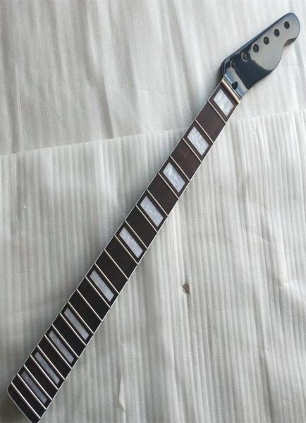 

new maple tele guitar neck part 22 fret 255inch rosewood fingerboard block inlay black gloss8869161