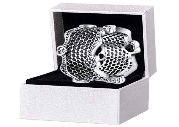 

authentic sterling silver hollow lace love heart ring womens wedding designer jewelry for engagement gift rings with original box set6414315, Slivery;golden
