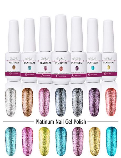 

8ml platinum gelish nail polish uv gel nail polish soak off nail polish gelpolish whole 34color6444099, Red;pink