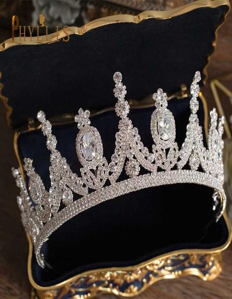 

a213 luxury wedding tiaras and crowns rhinestone hair accessories bride jewelry crystal party headwear luxury bridal headband x0723688487, Slivery;golden