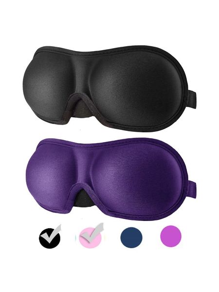 

eye massager 3d eye mask for sleeping machine washable sleep mask for women blinder blindfold airplane blackpurple 230715