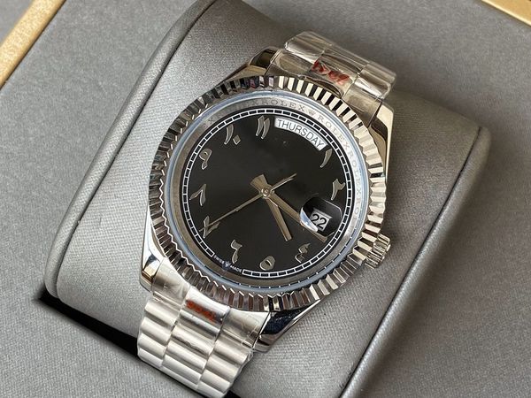 

aaa watch automatic mechanical movement designer watch 41mm waterproof sapphire business watch wristband stainless steel bracelet automatic, Slivery;golden