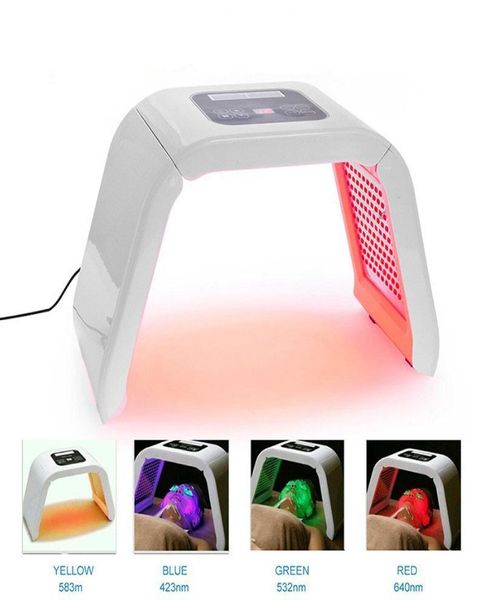 

korea portable omega light led pdt therapy red blue green yellow face body light potherapy lamp facials machine facial rejuvena6586193
