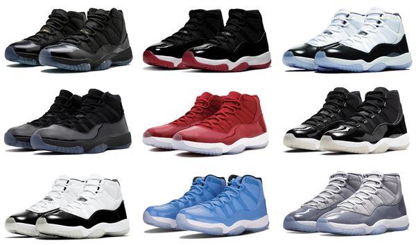 

2023 authentic jumpman 11 11s dmp basketball shoes concord 45 space jam cool grey cherry bred cap and gown pure midnight navy gamma blue men