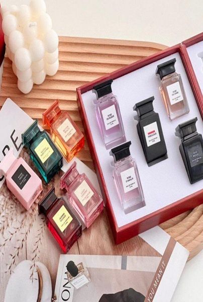 

charming fragrance set 75ml 10pcs fabulous rose prick oud wood suede neroli cherry peach perfume kit gift box for woman lasting f4870382