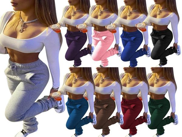 

fashion new fold casual pants thicken warm pants old girls stack sport trousers women lacup casual pant a49824856770, Blue