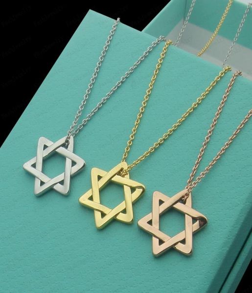 

luxury gold circle necklace designer jewelry men and women pendant star fashion stainless steel pendant couple christmas gift orig3986478, Silver