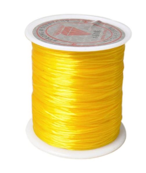 

40mroll black white stretch elastic cord elastic thread for beading string diy bracelets necklace jewelr wmtfnc8958043, White;red