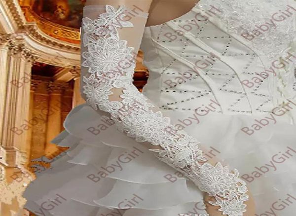 

in stock white and black bridal gloves fingerless whole elegant long paragraph bridal wedding gloves4007629