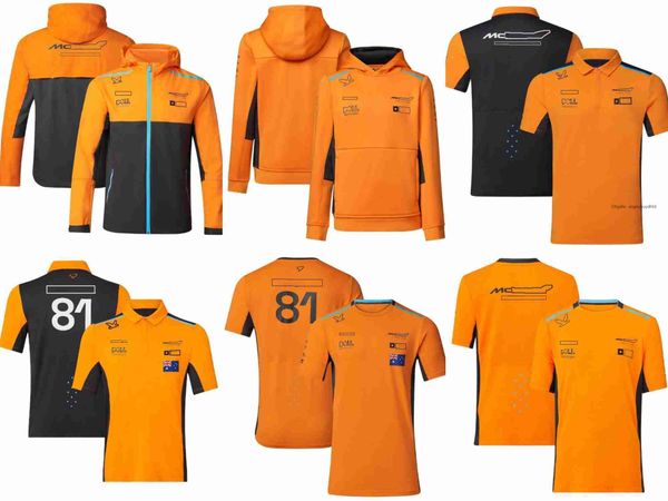 

f1 men's hoodies sweatshirts formula 1 mcl racing t-shirt 2023 new spring and autumn team sweater customized, Black