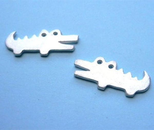 

fashion crocodile earring delicate animal studs earrings jewelry gold silver rose three color optional for women whole 4711429, Golden;silver