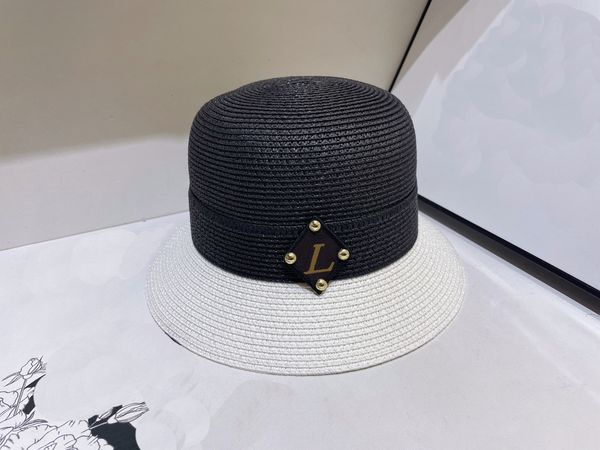 

2023 men women fashion luxury bucket hat cap designer baseball caps classic brand fisherman buckets hats patchwork summer sunshade hat 45664, Blue;gray