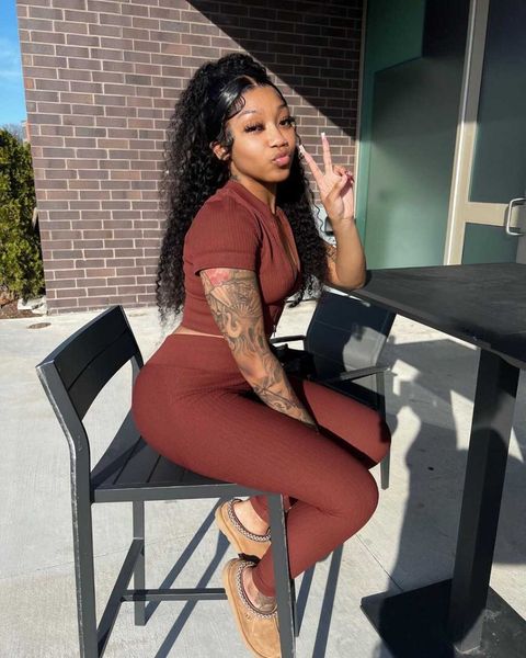 

fashion knitted solid color fashion women's set, White