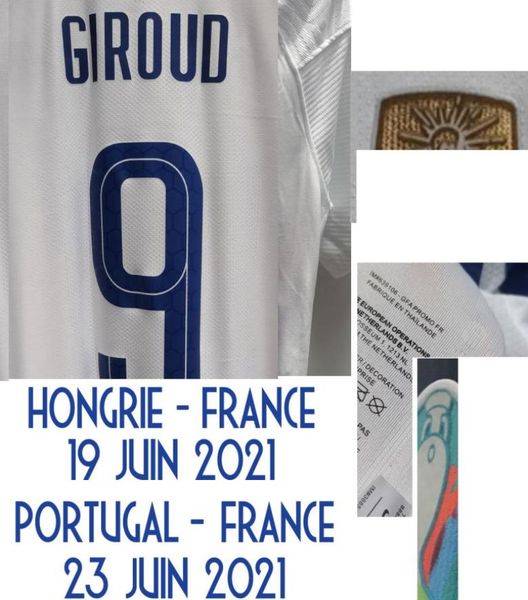 

collectable match worn player issue mbappe griezmann giroud kant with matchdetails soccer patch badge2173638