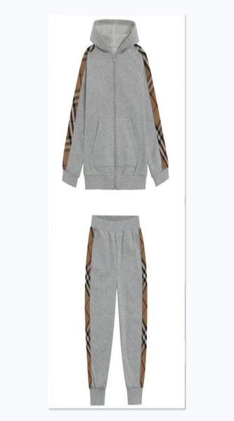 

spring autumn baby boys tracksuits sportswear kids clothing sets boy casual set cotton children plaid zipper hoodiespants joggers8461605, White