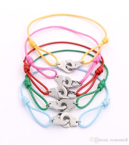 

france paris jewelry sterling silver handcuffs dinh van bracelet for women with rope silver pendant bracelet menottes4393505, Black