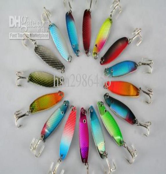 

whole 50pcs fishing lures spoon hooks baits 65g r0123454642649