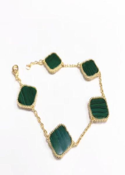 

designer classic lucky clover bracelet 18k gold women and girls valentine039s day mother039s day engagement jewelry fade fre3964559, Golden;silver